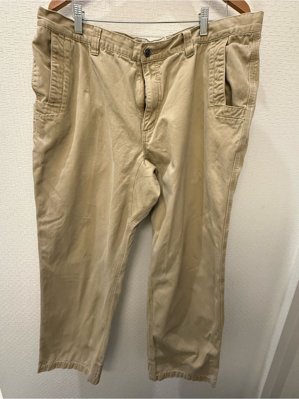 Mountain Khakis Men’s Canvas Outdoor Work Pants Tan 42x32 Rugged